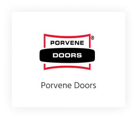 Porvene Doors branding emblem